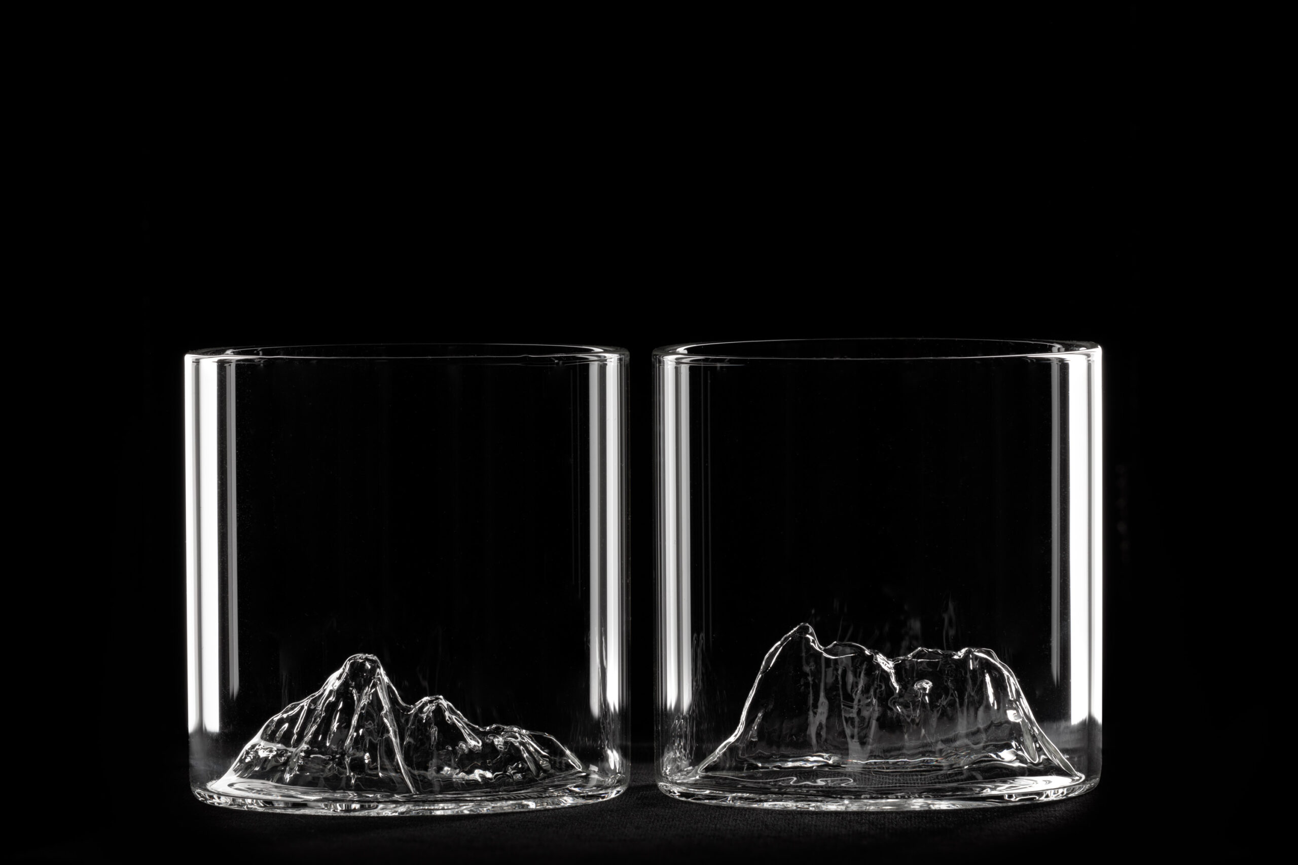 2 Uprising Glasses, black baxkground